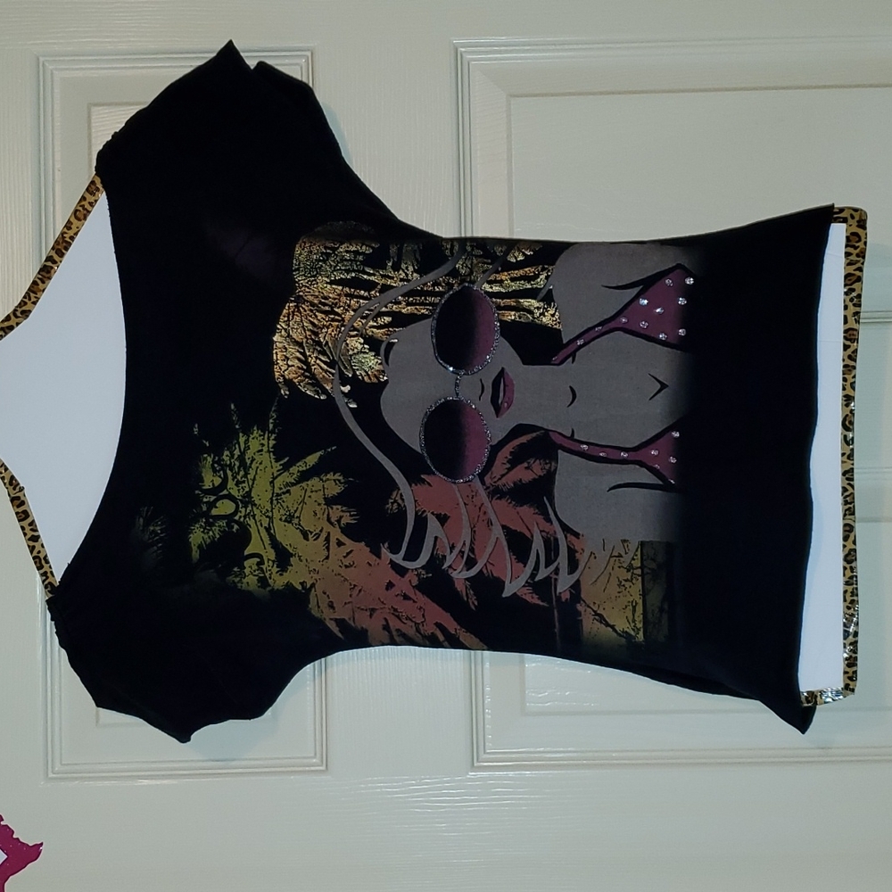 Black summer shirt